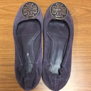 Tory Burch Reva Flats - Suede